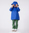 Children's long raincoat in two colours SURF blue/PALMERAIE