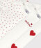 Babies' Heart Patterned Short-Sleeved Cotton Bodysuits - 3-Pack variante 1